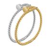 Stainless Steel Colorfast Cross Beaded Bracelet - European American Fashion, Simple & Versatile.