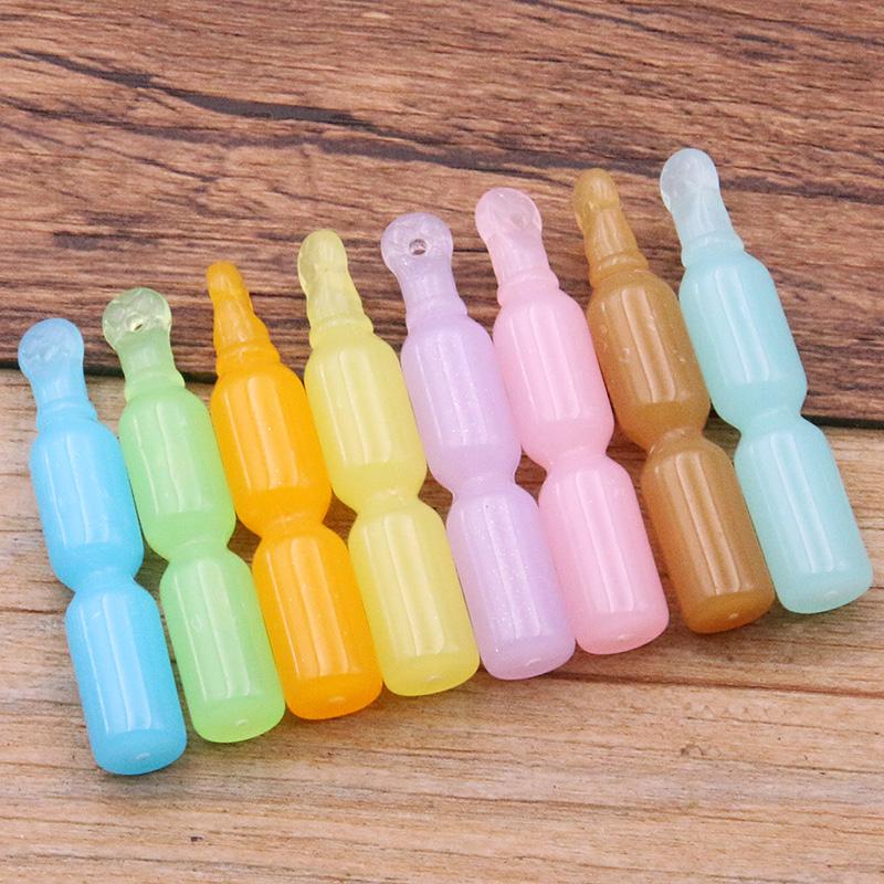 10Pcs 37 Styles Mix Fruit Animals Popsicle Candy Resin Earring Charms Diy Findings Keychain Bracelets Pendant For Jewelry Making