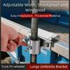 Anti-rust Umbrella Clamp Bracket Water-proof Deck Umbrella Mount Sturdy Umbrella Stands  Railings