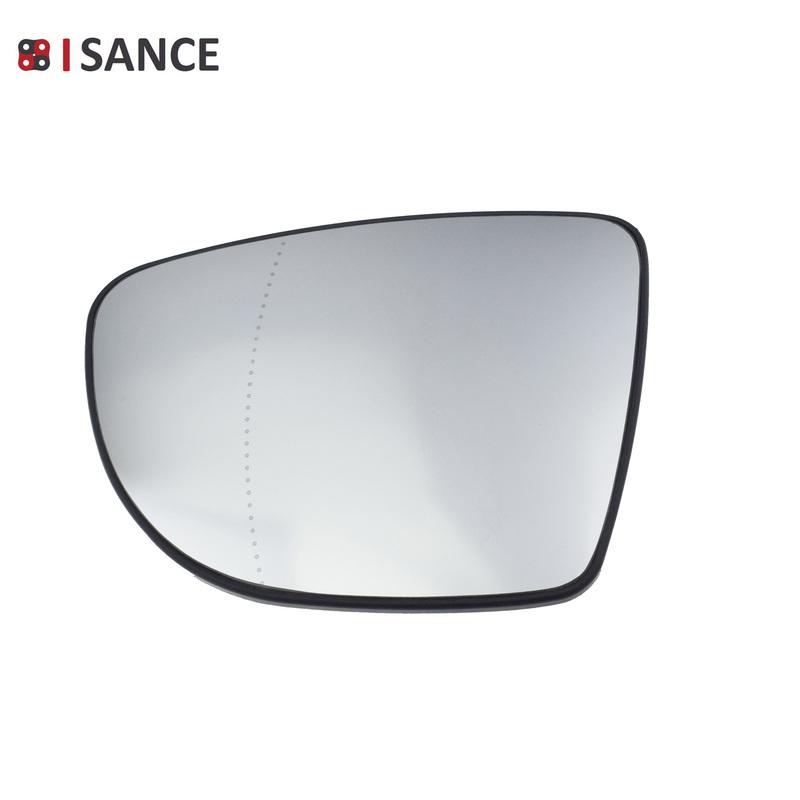 Heated Left or Right Side Rearview Mirror Glass W/ Backing Plate For Nissan Micra 2016- & Renault Captur Clio Zoe 2012-
