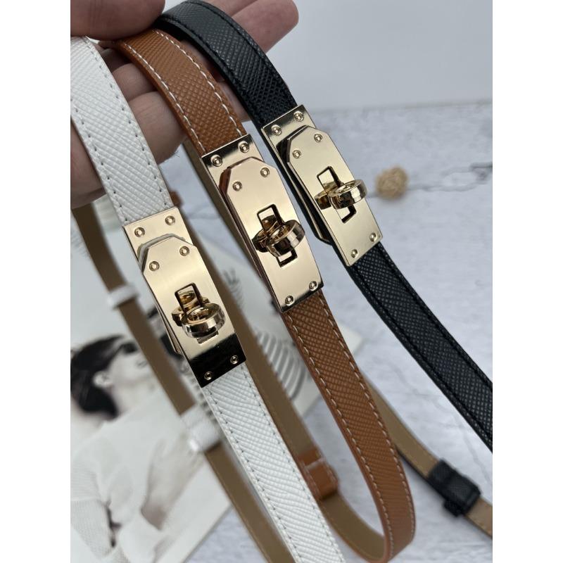 Dámská kožená přezka nastavitelný tenký pásek s šaty v pase Dvouvrstvý oblek z hovězí kůže bunda se zapínáním na pásek