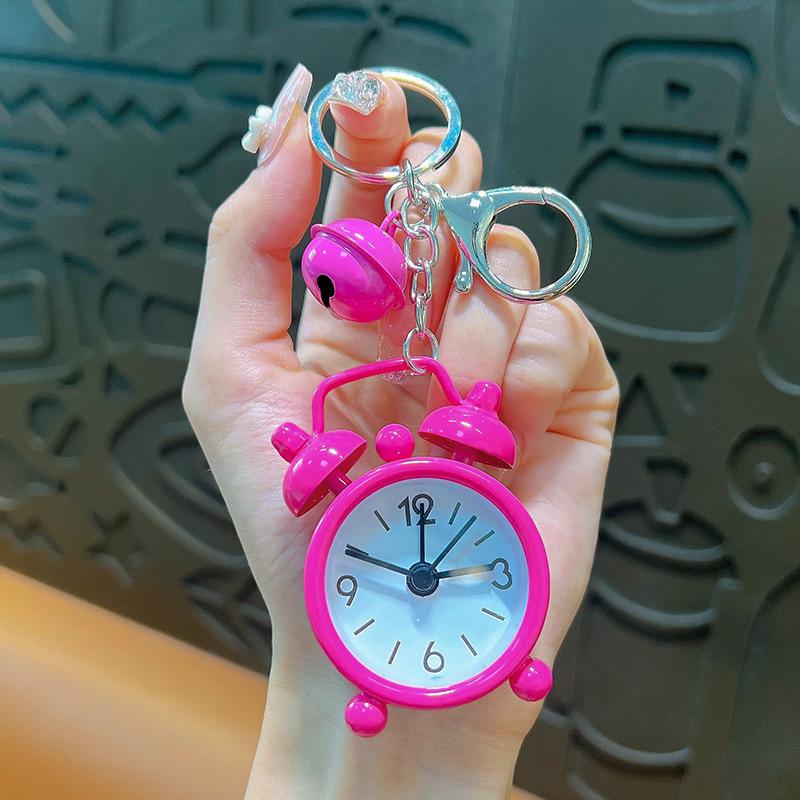 

Корейский и японский брелок-подвеска с будильником: Креативный автомобильный аксессуар-сумка и подарок для мероприятия розы красного