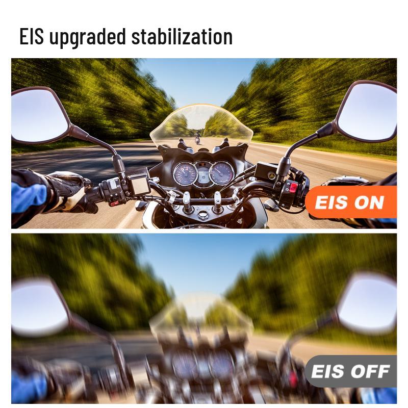 5K Dual-Screen Waterproof Sports Camera with Touchscreen, Cycling EIS Stabilization, and WiFi Sync