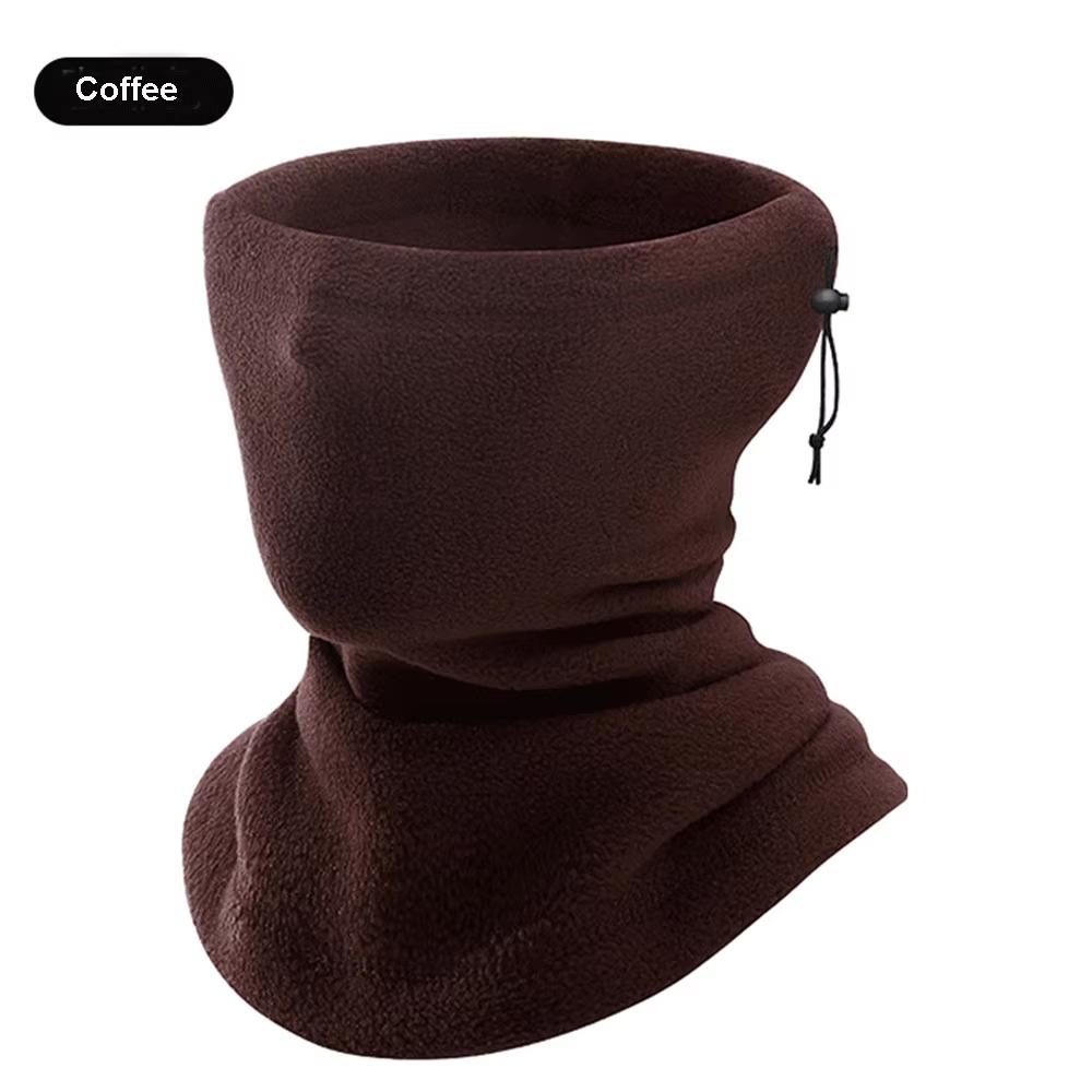 1pc Motorcycle Face Mask Winter Warm Balaclava Motorcycle Half Face Mask Black Warm Fleece Neck Scarf Riding Biker Windproof