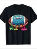 (180G Pure Unisex T-Shirt) Ice Cream Soccer Drip Boy, Teenage Girl,  Unisex T-Shirt