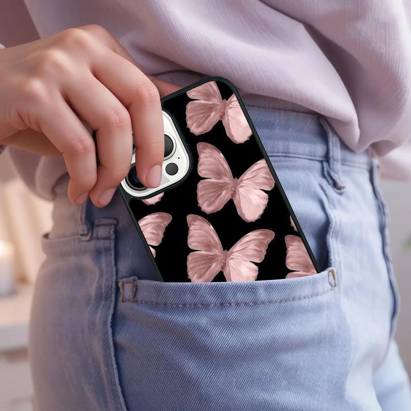 Beauty Butterfly A Phone Case For iPhone 17 Air 15 16e 14 13 Pro Max Coque 12 11 Pro Max PLUS cover