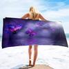 Art Pictures Microfiber Beach Towel,Abstract Art Bath Towels for Girls Women,Super Soft Water Absorbent Bath Towels for Pool
