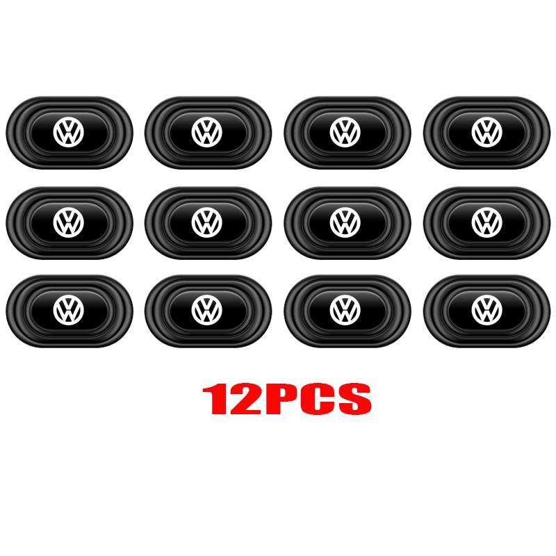HAT1 4/8/12pcs Car Door Shock Pad Anti Collision Silicone Sticker for Volkswagen VW Golf 5 6 7 Passat Tiguan Jetta Touareg Scirocco