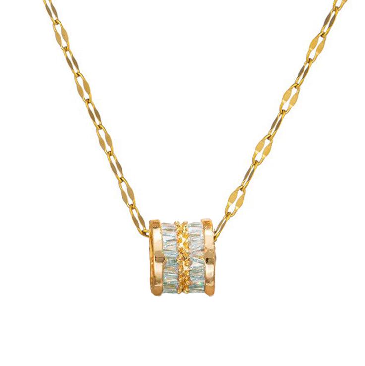 Titanium Steel Non-fading Necklace - European & American Style, Light Luxury, Versatile Korean Fashion, Perfect for Women and Girlfriend Gifts.