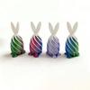 Spiral Kegel 3D Gedruckter Osterhase Bunte Ornamente Osterkorb Füller Drehender Hase Ei Dekompression