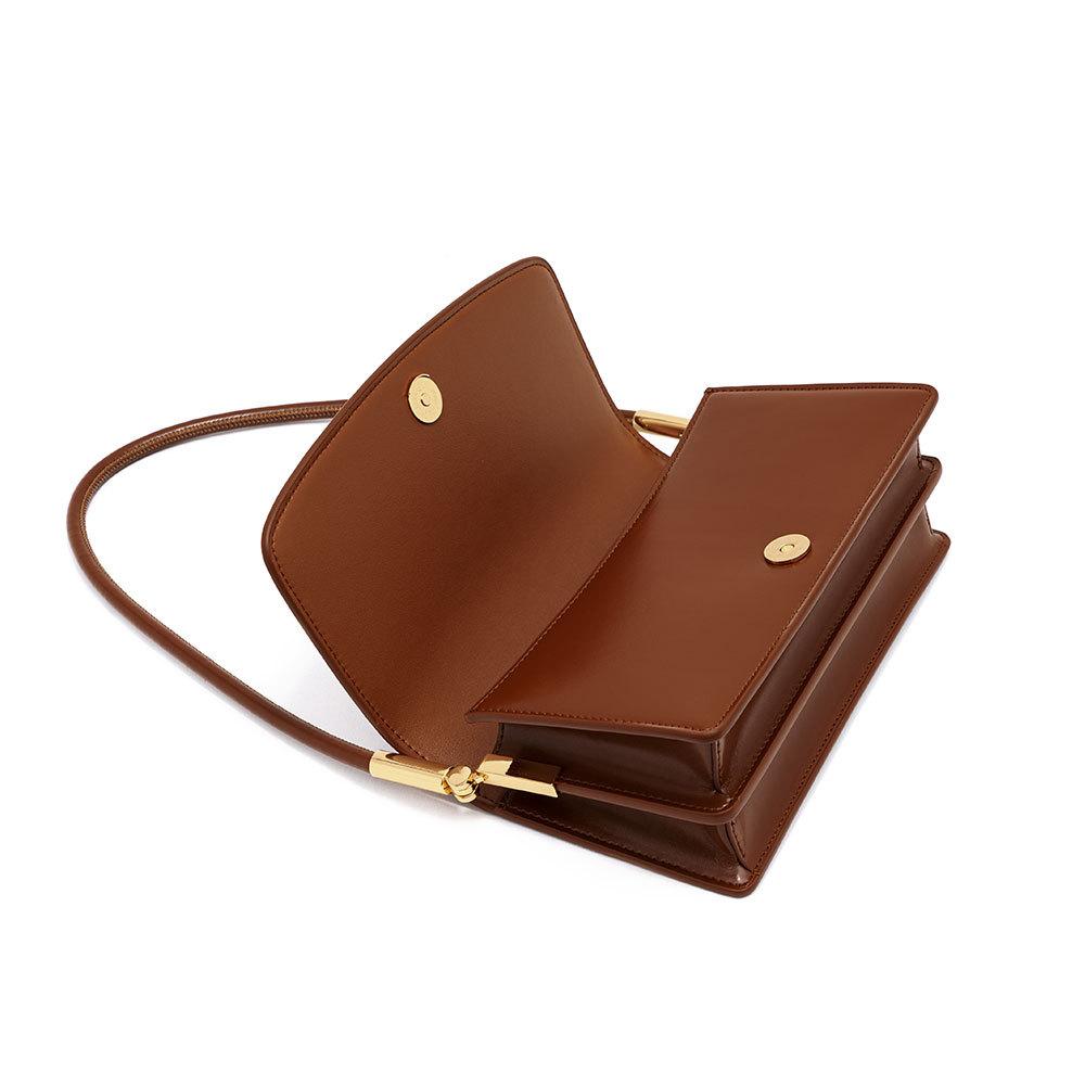 Simple Underarm Bag, Niche Design, Accordion Bag, Metal Hardware, Single-shoulder Bag, Versatile Small Square Bag