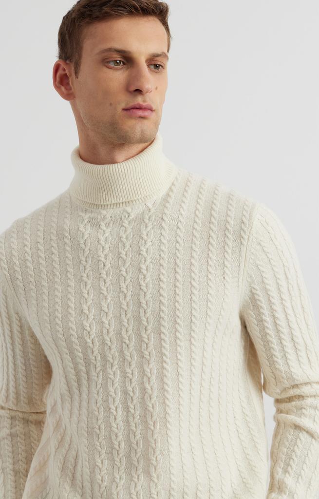 Cable-Knit Turtleneck Xxl