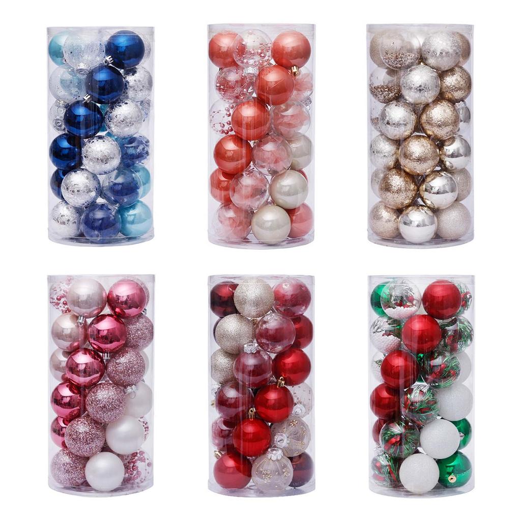 Christmas Tree Baubles 30pcs Decorations Hanging Holiday Festival Home Decor