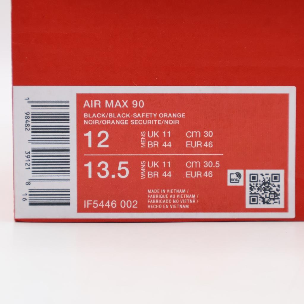 IF5446-002 Nike Air Max 90 Black Safety Orange (Men's)