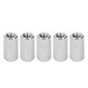 Pack of 5 M12 x 1.75-Pitch 40mm Length Metric Hex Coupling Nut 304 Stainless Steel