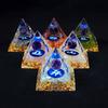 Twelve Constellations Pyramid Crystal Gravel Pyramid Bedroom Decoration