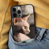 Sphynx Sphinx Cat Soft Phone Case for iPhone 17 Air 16e Pro max 15 Pro 13 14 Plus 11 12 MagSafe Magnetic Coque