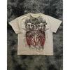 Sommer Herren T-Shirt Personalisierte Totenkopf Druck T-Shirts Bequemes Rundhals T-Shirt Outdoor Street Style Top Lässige Damenbekleidung