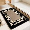 Imitation cashmere bathroom floor mat toilet toilet toilet door absorbent foot mat household  carpet