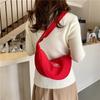 New Simple Fanny Pack Fashionable Commuter Underarm Dumpling Bag Women's 2 Street Shot Single Shoulder Messenger Bag Tide