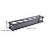 Shot Glass Holder Acrylic Organizer Small Cup Rack 6 Holes 3.8 Glass Tray for Bar Home Restaurant Parties Cup Storage Rack