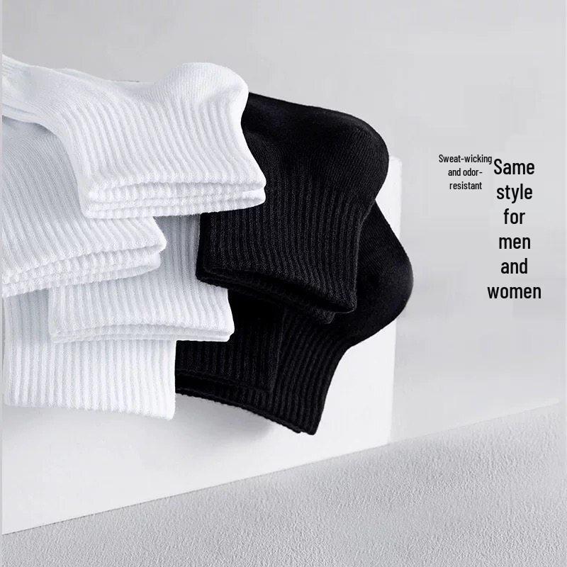 KaShicong Unisex Pure Cotton Disposable Travel Socks Long