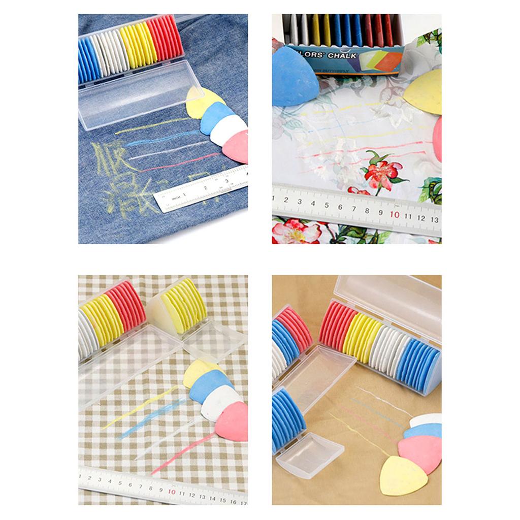 Professional Tailors Chalk Fabric Marker Chalk Sewing Accessories for Beginners 20/30 Pieces Tailoring Chalk 2x2inch