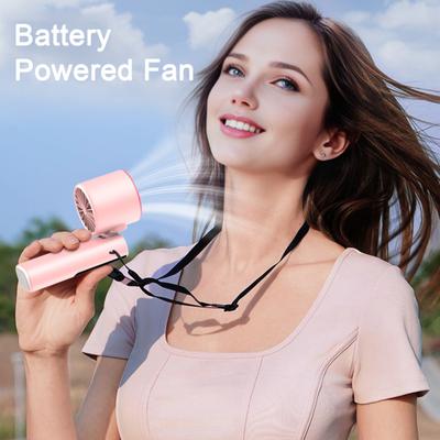 Handheld Cooling Fan 90 Degree Fan with Ice Adjustable Foldable Mini Cooling Personal Air Conditioner