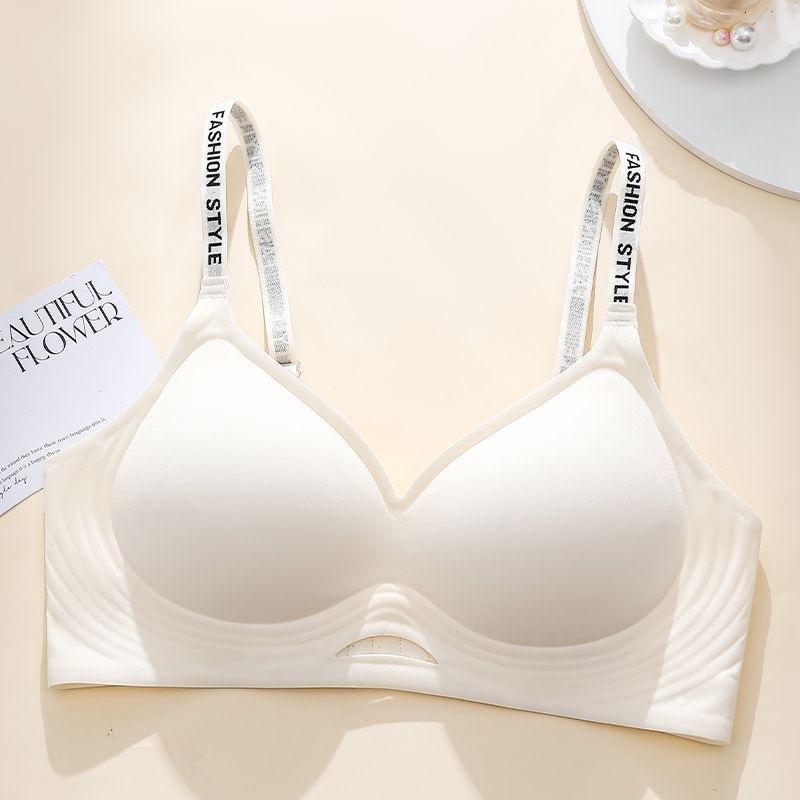 The bra is large, the upper support is lifted, the anti-sagging hollow letter is beautiful, and the back is seamless and thin. s (recommended 32/70ab)