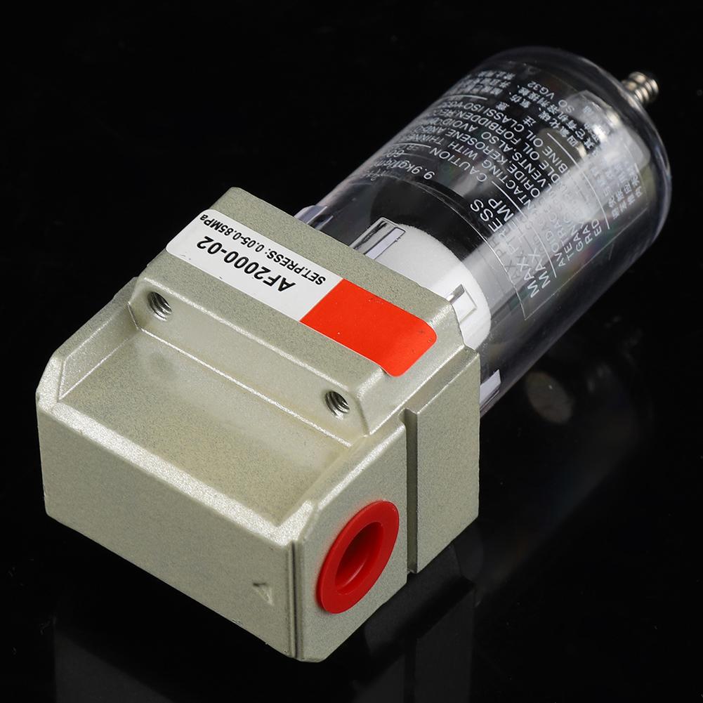 Replacement AF2000-02 1/4 Inch Particulate Air Filter Compressor Water Moisture Trap Cleaner