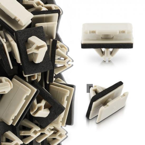 20 Rocker Panel Moulding Clip with Sealer For Chevrolet Traverse Chrysler 200