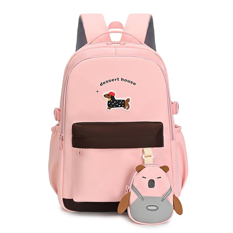 Schultasche für Mädchen, Mittelstufe, Grundschüler, 11 neue Nische, hochwertiger Doppel-Schultergurt, große Kapazität, Rückenschutz