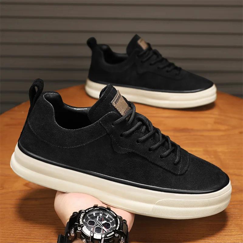 Fashion Men Sneakers  Retro Autumn Comfort Casual Sports Shoes Outdoor Non Slip Wear-resistant Tennis Lace-up Running Shoe