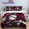 Vampire Schoolgirl  Pattern Bedding Quilt Set  Home Decoration  Gift (1 * duvet cover + 2 * pillowcase  without core)