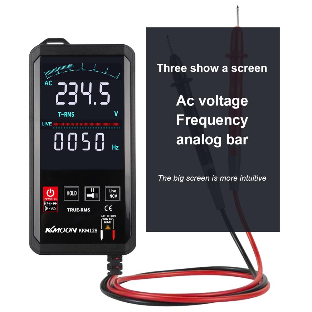 Kkmoon KKM126 4.7 Inch Touching Screen Ultra-thin Multimeter Voltage Capacitance Resistance Meter
