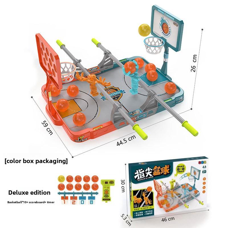 

Креативный соревновательный настольный набор для пальчикового баскетбола, интерактивная пластиковая мини-игрушка для родителей и детей 10 balls scoreboard timer