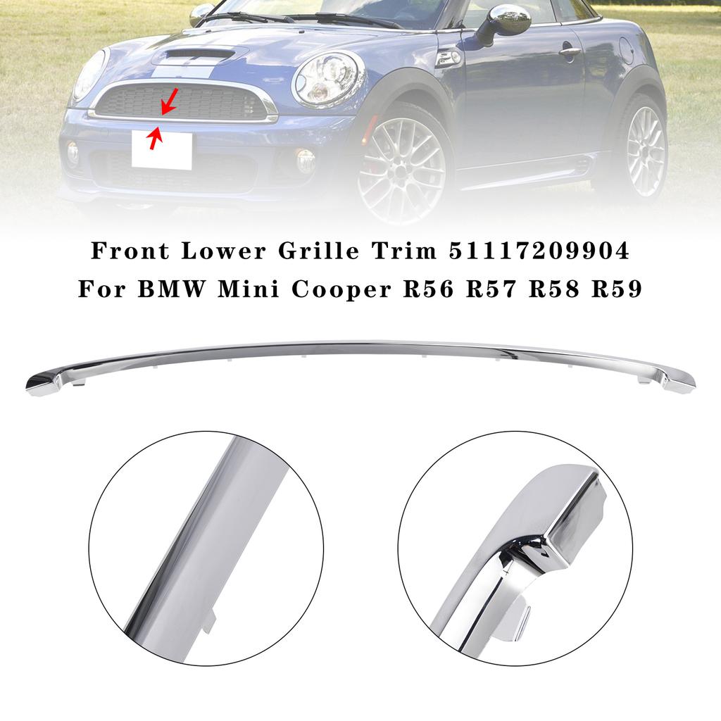 Przednia dolna listwa grilla 51117209904 Dla BMW Mini Cooper R56 R57 R58 R59