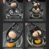 Manual Egg Opener 304 Stainless Steel 3 In 1 Egg Shell Cutter Quick Release Eggshell Cracker Egg Separator Kitchen Gadget