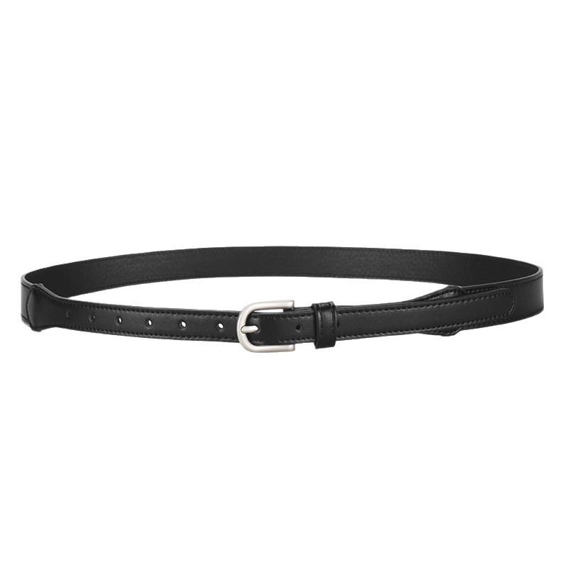 Pu Womens Casual Belt With Alloy Pin Buckle For Daily Wear And Outings