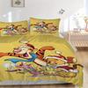 3pcs Christmas Winnie The Pooh Tigger Piglet Quilt Set Soft and Comfortable Bedroom, Guest Room and Dorm Decor Bedding Set Q008