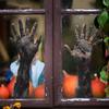 Halloween Horror Zombie Palm Balcony Glass Showcase Home Decoration Static Window Stickers