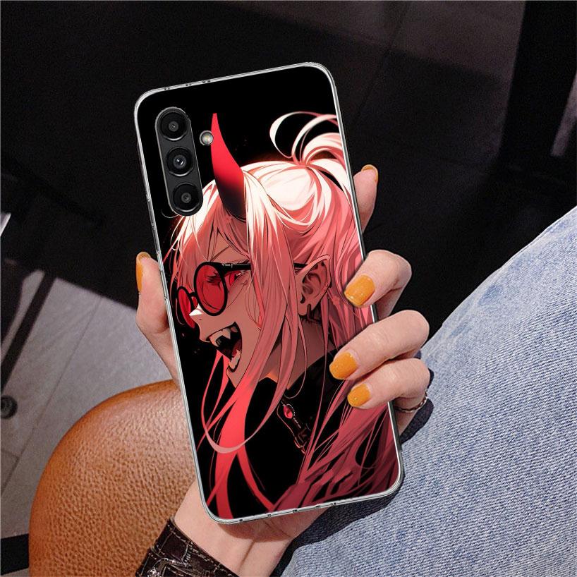 C-Chainsaw Man Power Telefoonhoesje Voor Samsung Galaxy A17 A16 A15 A14 A13 A57 A56 A55 A54 A53 A37 A36 A35 A34 A33 A26 A25 A24 A23