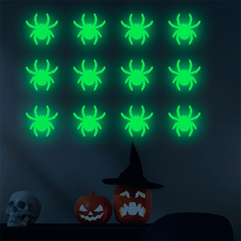Halloween New Luminous Wall Sticker for Kids Room Bedroom Home Decoration Glow In The Dark Moon Decal Fluorescent Stickers