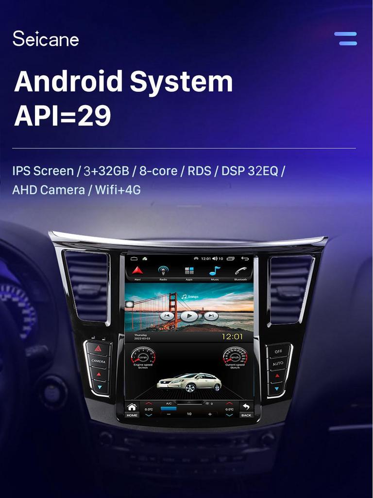 2014-2020 Infiniti QX60/JX35 Bluetooth CarPlay Android Navigation System