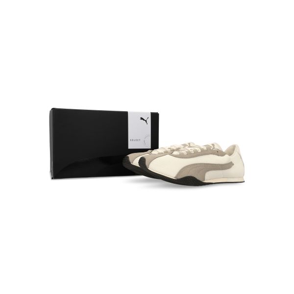 Puma H-Street Bequeme Vielseitige Niedrige Lifestyle Freizeitschuhe Unisex Sneaker Off-White Hellbraun 407303-07