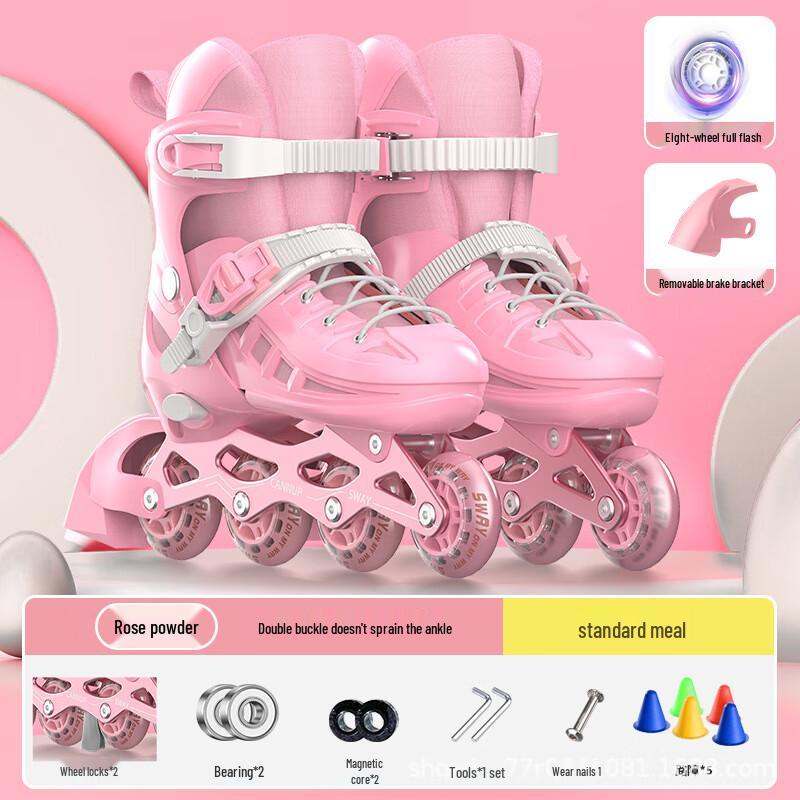 WEZHO Kids Professional Roller Skates