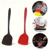 1pcs Nylon Silicone Spatula,Heat Resistant Non-Stick Kitchen Turner for Cooking Flexible Food Safe Spatula with Ergonomic Handle