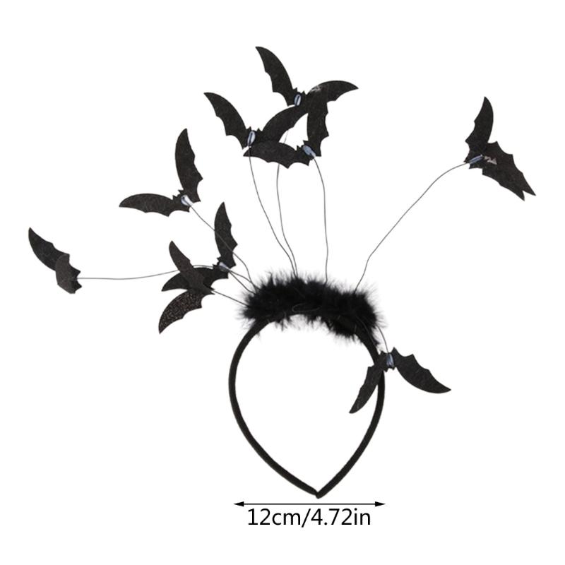 Teen Spiders Shape Headbands Woman Student Role Play Animes Character Gatherings Hairband Plastic Carnivals Hair Hoop