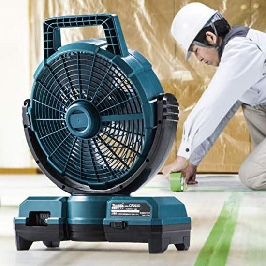 Makita Rechargeable Fan Blade Diameter 23.5cm Blue (18 14.4V) AC Adapter Included Battery Charger Sold Separately CF203DZ