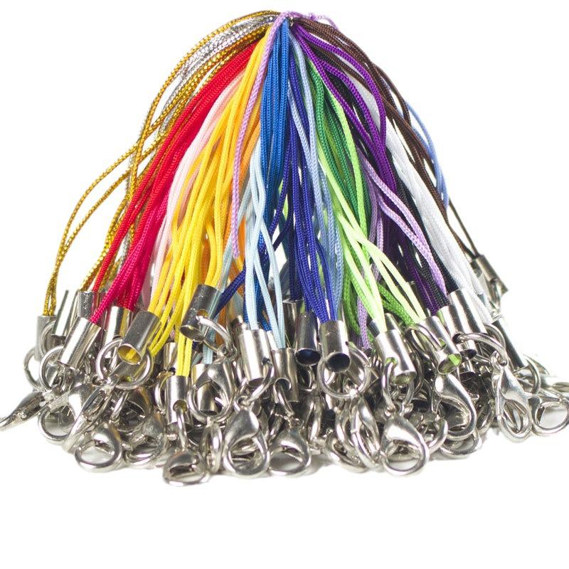 DIY Buntes Handy-Lanyard mit Karabinerverschluss – Handgefertigtes Schmuckaccessoire und Anhängerseil